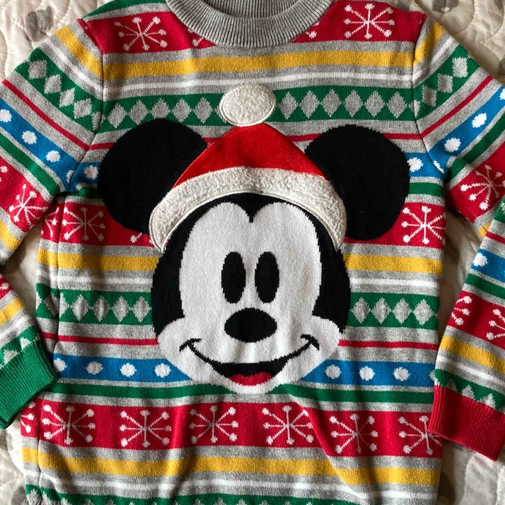 Disney Santa Mickey Holiday Sweater